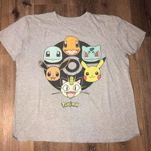 Late 1990’s Pokemon T-Shirt, starter pokemon plus some